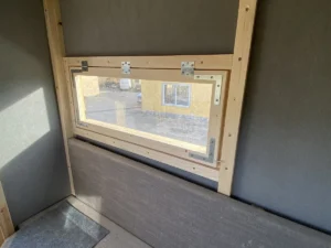 Fenster auf der Rückwand